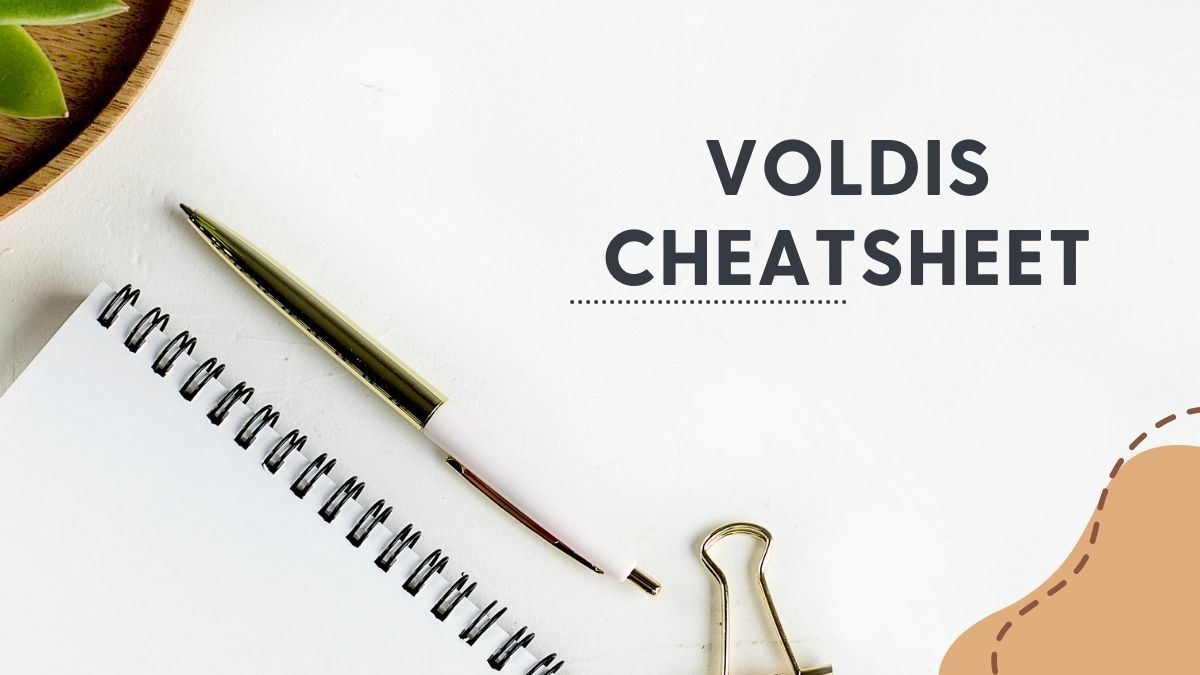 voldis cheatsheet